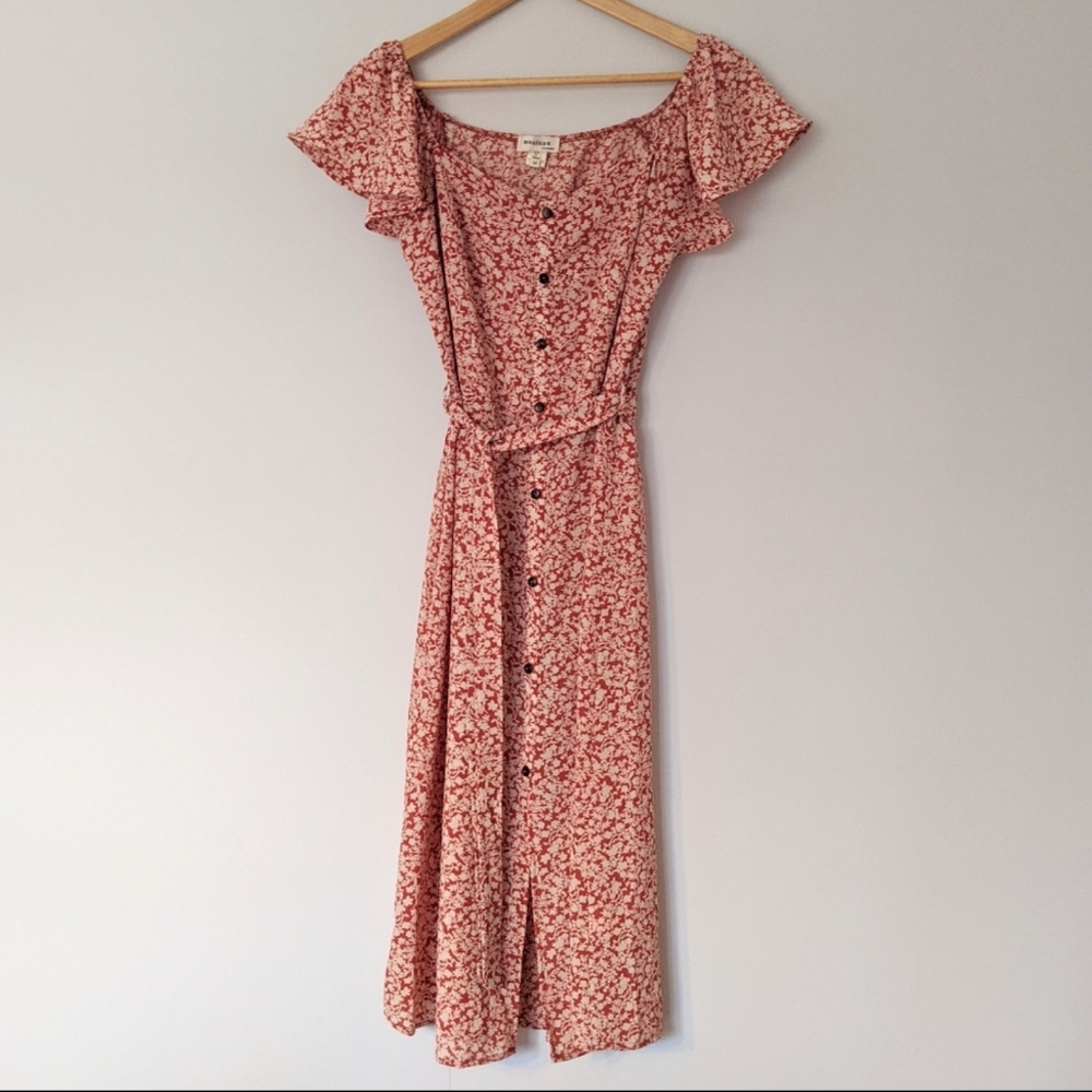 Fluttery Light Floral Sundress
